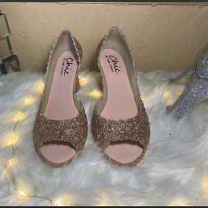 Glitter flats